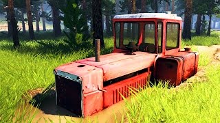 SpinTires 030316  Crawler DT75 Tractor [upl. by Naujak573]