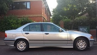 BMW E36 318i 318 40K MILES 1 OWNER  TEST DRIVE REVIEW [upl. by Pazit720]