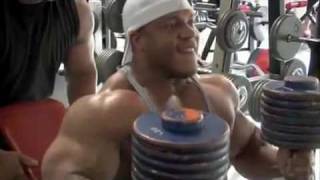 Phil Heath  Road to Mr Olympia 2010avi [upl. by Ainotal493]