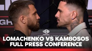 The LONGEST amp most intimate staredown ever 🤔 Lomachenko vs Kambosos Press Conference  Main Event [upl. by Umont]