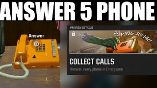 How to quotanswer ever phone call in emergencequot Bo6  Collect calls challenge guide phone locations [upl. by Coombs]