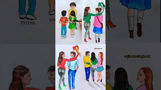 Not everyone is a friend shorts youtubeshorts art drawing sojibdrawingbook [upl. by Bille940]