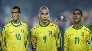 The R Trio Ronaldo Romario Rivaldo vs Barcelona 1999 [upl. by Gibert]