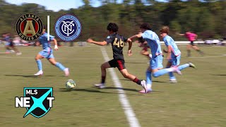 CRAZY MLS NEXT COMEBACK   Atlanta United vs New York City FC U16 [upl. by Lemmueu]