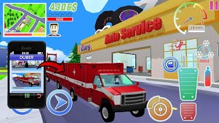 Long Ambulance 🚑🚑 Dude Theft Wars 😲  Dude fun 💥 427 [upl. by Etnohs]