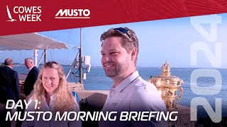 Musto Morning Briefing  Day 1  Saturday 27th July [upl. by Resor3]