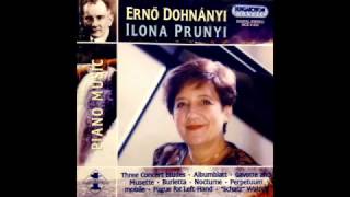 Dohnanyi Three Concert Etudes Op28 No 5 in E major Ilona Prunyi  piano 2000 [upl. by Elwood]