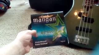 Curt Mangan Bass Strings Review [upl. by Moe873]