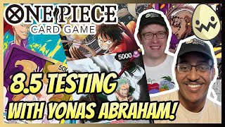 One Piece Card Game OP085 Testing with Yonas Abraham [upl. by Kaete]