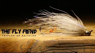 Tripled Up Baitfish Fly Tying Tutorial  The Fly Fiend [upl. by Lias]