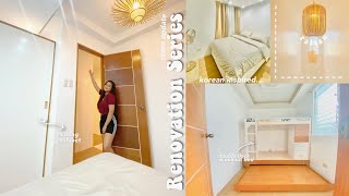 Renovation Series Pt3 bedroom update 🌷 NORTHDALE VILLAS [upl. by Gustavus]