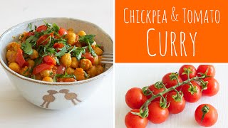 Recipe Chickpea amp tomato curry with couscous  Recipe Diary [upl. by Ellon]