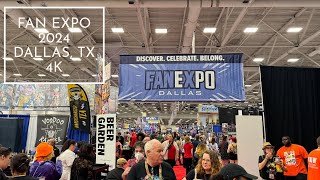 Fan Expo Dallas 2024  4K Walkthrough  Dallas Texas [upl. by Ettennat]