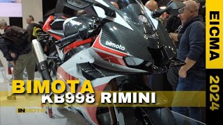 Bimota KB998 Rimini pronta per la SBK EICMA 2024 [upl. by Oinimreh703]