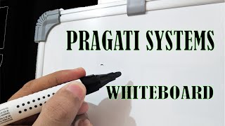 Pragati Systems Whiteboard  Non magnetic  Aluminium Frame  60 X 90 cm  Wall Mount [upl. by Anawait186]