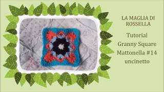 Mattonelle Colorate Un Viaggio nel Mondo del Crochet Granny Square 14 tutorial crochet [upl. by Theodosia]