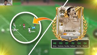 98 ICON CHRONICLES CASILLAS is AMAZING  CASILLAS FC MOBILE  BEST GK IN FC MOBILE [upl. by Masry48]