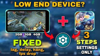 Mobile Legends BEST SETTING SETUP to Fix Lag Delay Hang and FPS Drop  Best for Low End Devices [upl. by Chivers399]