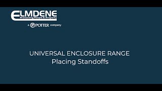 Universal Enclosure  Standoff Placement [upl. by Nomihs312]