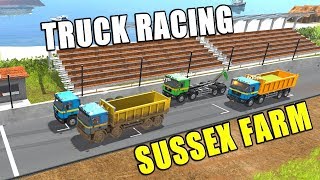 TRUCK RACING  SUSSEX FARM  Farming Simulator Multiplayer [upl. by Lapham257]