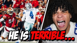 Cowboys Fan Reacts To Dallas Cowboys Vs San Francisco 49ers [upl. by Allin34]