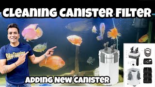 Canister Filter Cleaning  How to clean Canister Filter  Getting New canister Filter [upl. by Jacquet8]