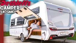 Dethleffs Camper 540 QMK ✨  STAURAUMMONSTER  Wohnwagen für bis zu 6 Personen ❗  GÜMA TV [upl. by Prady]