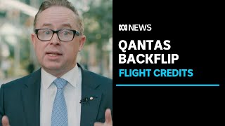 Qantas removes expiry on flight credits legal action launched over cancelled flights  ABC News [upl. by Arivle]