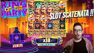 🤯SLOT SCATENATA💣 KING OF THE PARTY🦁📀🎧 DA NON PERDERE👀💥 SLOT ONLINE🎰🔥 BIG WIN🤑💰 [upl. by Des]