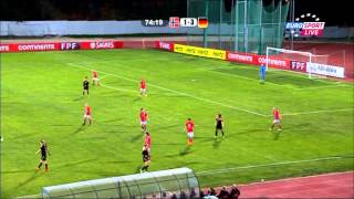 Algarve Cup 2014 Deutschland Norwegen 2 Halbzeit [upl. by Chesnut]