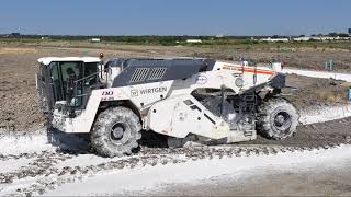 WIRTGEN Soil Stabilizer from KirbySmith Keeps Chris Harp Construction on Schedule amp on Budget [upl. by Novak960]