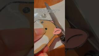 How to make Paper Hamster Pet 12 🐹❤️✨ art pets diy [upl. by Jenine]