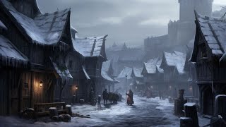 Dark Medieval Winter Music – Village of Winter Night Medieval Fantasy Music Fantasy Celtic [upl. by Donelu]