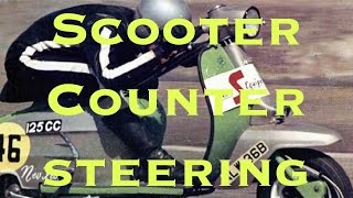 Scooter Vlog  Scooter Countersteering [upl. by Milburr]