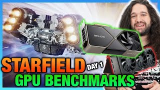 Starfield GPU Benchmarks amp Comparison NVIDIA vs AMD Performance [upl. by Netsrijk]