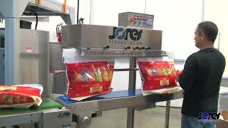 Industrial Grade Vertical Continuous Band Sealer  JORES [upl. by Flanna]