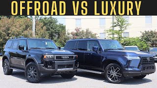 2024 Lexus GX550 VS 2024 Toyota Land Cruiser [upl. by Emelyne]