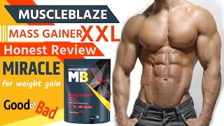 honest review  MUSCLEBLAZE MASS GAINER XXL  Good or Bad [upl. by Mozza]