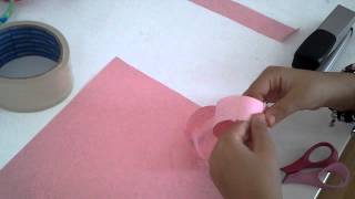 Guirlandes en papier  paper garland TutoHow to [upl. by Nivram103]