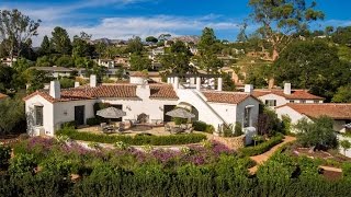 Quintessential Historic Hacienda in Santa Barbara California [upl. by Devan465]