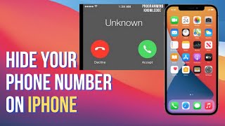 How To Hide Your Phone Number On iPhone How To Make Anonymous Calls [upl. by Masuh263]