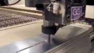 Techno CNC LC4896 Machining Aluminum [upl. by Ydaf]