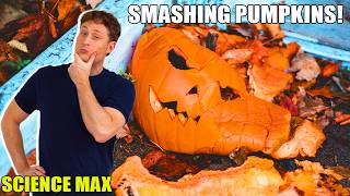 MAD SCIENTIST VS PUMPKINS  More Hilarious Experiments At Home  Science Max  Full Episodes [upl. by Yelsnya]