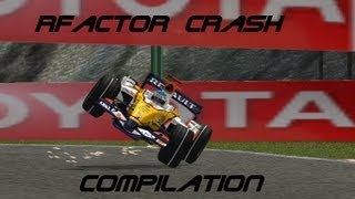 Crash Rfactor THE Ultimate Compilation [upl. by Keram]