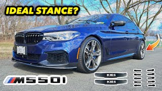 G30 M550i BMW WHEEL SPACERS  KIES MOTORSPORTS [upl. by Hescock416]