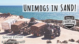 How good are UNIMOGS IN SAND DUNES  Unimog Meet Up Wilbinga Western Australia [upl. by Ahsiki]