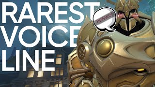 I tried getting the Rarest Reinhardt Voice Line 1 chance of getting it [upl. by Joanne]