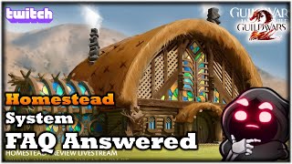 Arenanet Answers Homestead FAQ  GW2 News July 31st 2024 [upl. by Nirrac]