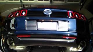 Shelby GT500 exhaust on 2013 50 Mustang after [upl. by Hareenum284]