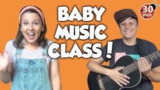 Baby Music Class full class Great for babies toddlers amp preschool Toddler Learning Video Songs [upl. by Dnomra]